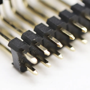 Mẫu miễn phí kết nối 2.54 mét Pitch 1-40pin chiều cao 1.5 1.7 2.54 3.0 Mét kép Hàng PCB kết nối kép hàng Góc bên phải pin tiêu đề - Product Image 5