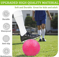 Dodgeball Ball Pelota de entrenamiento físico Durable 9-20cm Espuma Dodgeball con superficie de tela Oxford texturizada antideslizante