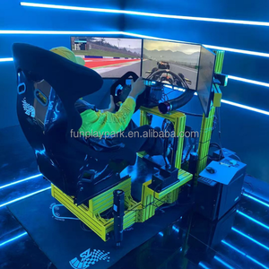 Machine de jeu d'arcade automobile 6DOF à 3 écrans en fibre de verre pour PS5 FunplayVR-022 – Jeu de course automobile d'arcade - Product Image 3