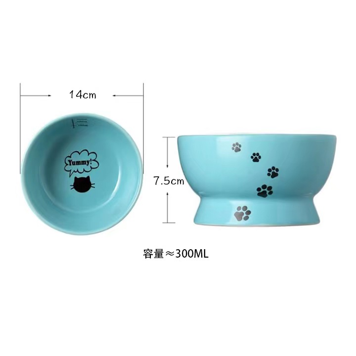 Bol plat bleu