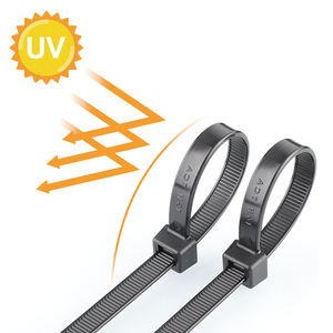 روابط كابلات بلاستيكية ذاتية القفل معتمدة من <span class=keywords><strong>UL</strong></span>، مصنوعة من النايلون 66 عالي الجودة 100٪، مثبتات كابلات بلاستيكية - Product Image 2