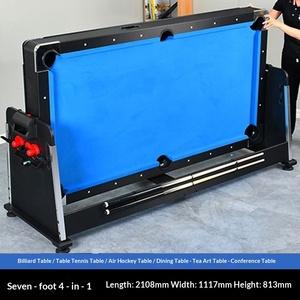 <span class=keywords><strong>Table</strong></span> <span class=keywords><strong>de</strong></span> <span class=keywords><strong>billard</strong></span> multifonctionnelle en bois massif quatre-en-un, hockey sur glace, tennis <span class=keywords><strong>de</strong></span> <span class=keywords><strong>table</strong></span>, conférence, usage domestique, pliable - Product Image 2