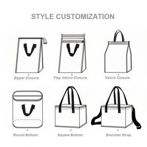 Custom Logo Non Woven Cooler Bag Oem Lunch Insulated Bag Insulated Take Away Thermal Insulation Food Good Price Disposable - Product Image 4