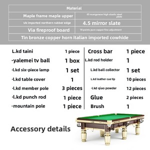 Tables de billard approuvées par les champions, directement de l'usine, prix les plus bas <span class=keywords><strong>en</strong></span> <span class=keywords><strong>ligne</strong></span>, expédition instantanée - Product Image 5
