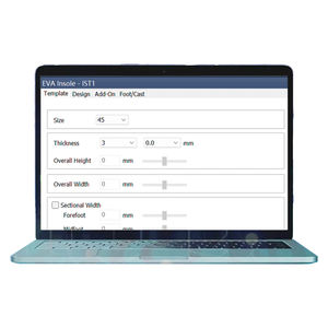 Version bêta commerciale: logiciel de conception rapide de semelle intérieure avec 4 modèles, <span class=keywords><strong>test</strong></span> de précision 3D de réglage d'angle pour la production de masse - Product Image 4