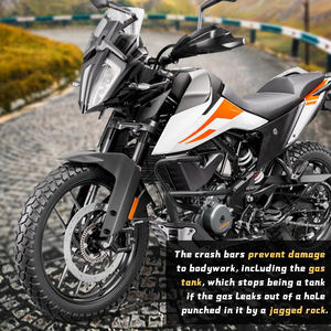 XXUN moto autoroute inférieur Crash Bar moteur garde pare-chocs cadre chute protecteur pour <span class=keywords><strong>KTM</strong></span> <span class=keywords><strong>390</strong></span> <span class=keywords><strong>Adventure</strong></span> 2020 2021 <span class=keywords><strong>2022</strong></span> 2023 - Product Image 3
