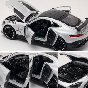 Modellino <span class=keywords><strong>Auto</strong></span> Sportiva GT in Scala 1/32, 4 Porte Apribili, in Lega Pressofusa, con Funzione Pull-Back, Ruote con Batteria al Litio - Product Image 4