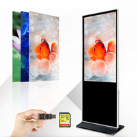 Écran LCD double face personnalisable Kiosque de lecteur de publicité extérieure Totem vertical étanche Signalisation et affichages numériques