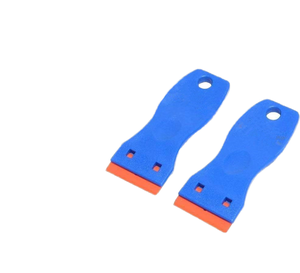 Lot de <span class=keywords><strong>2</strong></span>, 100 pièces, OEM ODM, Outil grattoir à lame double tranchant en plastique pour le nettoyage des fenêtres, DIY - Product Image 2