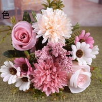 Rose artificielle réaliste Philippus, décoration d'intérieur, ornement fait main, DIY