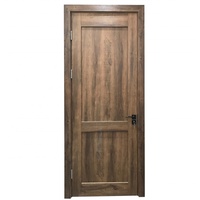 Porte composite moderne en bois et plastique pour maison, échantillon de porte en Wpc pour chambre à coucher