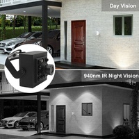 Mini-caméras IP 2MP, vision nocturne IR 940nm, caméra micro Ethernet, H.265, sécurité CCTV, petite caméra vidéo réseau