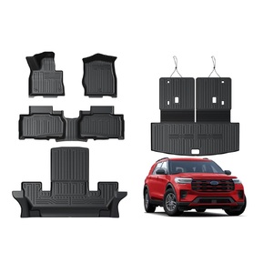 Tapetes 3D de TPE para Todo Clima para Auto, Alfombrillas para Ford <span class=keywords><strong>Explorer</strong></span> 2020+ - Product Image 1