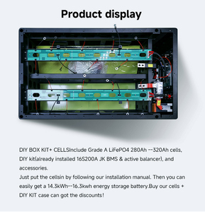 Paquete de Baterías de Litio de 51.2V 15KWh 300Ah 280Ah 10KWh 48V para Sistema Solar de Respaldo y Almacenamiento de Energía Doméstica, Baterías CAN Divisibles - Product Image 6