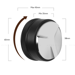 Corrector de Café en Polvo Color Macaron, Base de Acero Inoxidable 304 de Tres Dientes, Portátil, para Uso en Cafeterías, Compatible con Polvo de 51/53/58 mm - Product Image 4