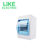 Boîtier de distribution PZ30 pour usage domestique, encastré ou apparent, 3-4 postes, avec disjoncteur différentiel et protection électrique