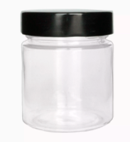 Bentuk Bulat 106Ml 212Ml 314Ml 580Ml Botol Kaca Ergo untuk Madu Permen Bunga Kering Selai Teh Grosir