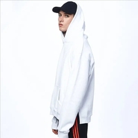 Sweat-shirts personnalisés de haute qualité pour hommes en molleton français 100% coton, avec logo personnalisé, poche, coupe ample, mode automne-hiver