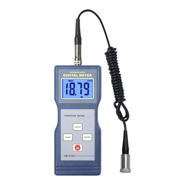 LANDTEK Handheld Digital Vibration Meter Economic VM-6320 Motor Vibration Tester