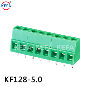 Factory Wholesale Green KF128-<strong>5.0</strong>/<strong>5.08mm</strong> Pitch 150V 6A 26-18AWG <strong>Pcb</strong> <strong>Screw</strong> <strong>Terminal</strong> <strong>Blocks</strong> Connector - Product Image 3