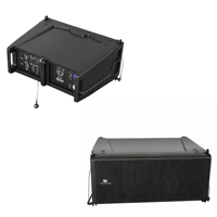 LEON AUDIO LA-50A Dual 6-Zoll Aktiver Line-Array-Lautsprecher mit Neodym-Treibern, Titanlegierung-Membran /XLR/USB-Anschluss