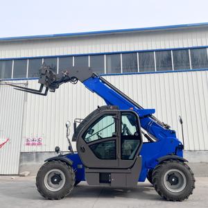 Bon marché Mini 3 tonnes 5 tonnes 4WD camion chargeur gestionnaire flèche <span class=keywords><strong>chariot</strong></span> <span class=keywords><strong>élévateur</strong></span> télescopique télescopique <span class=keywords><strong>Manitou</strong></span> avec <span class=keywords><strong>godet</strong></span> à vendre - Product Image 2