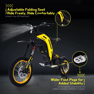 Motocicleta Todoterreno Titaone de 3500W y 48V para Adolescentes, Motocross, Dirt Bike, Pit Bike - Product Image 4