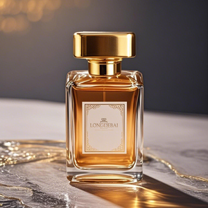 Custom Clear Square <b>Perfume</b> Glass <b>Bottle</b> 30ml 50ml 100ml <b>Perfume</b> <b>Bottle</b> with Gold Cap Gift Box - Product Image 5