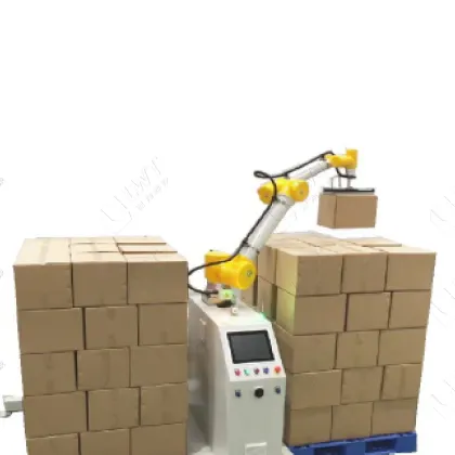 최고 판매 자동 협업 로봇 팔레타이저 판지 케이스 가방 팔레타이징 기계