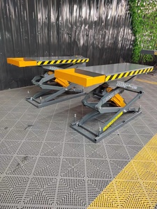 Elevador de Tijera Hidráulico Ultrafino de 3500 kg con Altura de Elevación de 1850 mm - Product Image 1