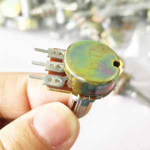 WH148N-B50K 3-polige 20mm Einzel potentiometer Kunden spezifische Farbe Shell Split Shaft Rotary Linear Potentiometer WH148N-B50K mit Mutter - Product Image 4