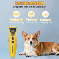 Tondeuse à poils pour chien rechargeable LILIPRO PT306, lame en céramique, tondeuse silencieuse pour animaux de compagnie, machine de coupe sans fil, ensemble de produits de toilettage pour chats