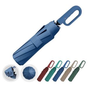 Parapluie compact personnalisé pour femmes, avec logo, résistant au vent, design élégant pour l'extérieur - Product Image 2