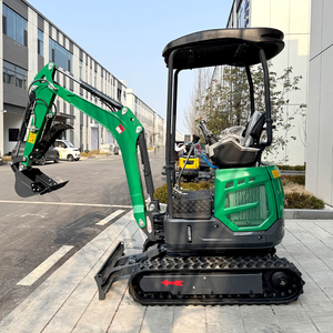 Mini-excavatrice sur chenilles de 1,8 tonne de qualité supérieure, homologuée CE EPA Euro <span class=keywords><strong>5</strong></span>, excavatrice hydraulique pour la construction agricole - Product Image 1