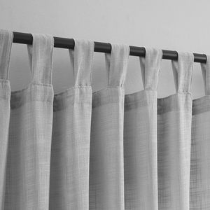XinLan Modern Linen Window <strong>Curtains</strong> Drapes Tab Tap Design Rod Pocket Sheer <strong>Curtain</strong> for Home - Product Image 4