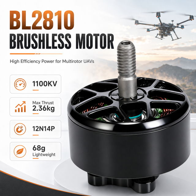 High Performance 2810 Aluminum Brushless Motor for Automation RC Plane Quadcopter UAV