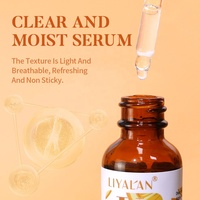 Sérum Antioxydant Éclaircissant à la Vitamine C et à l'Acide Ferulique, Acide Hyaluronique pour un Visage Éclatant (Marque Blanche)