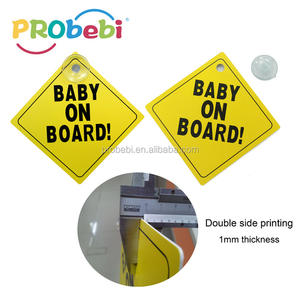 Probebi Baby Stuff Produits de tous les types d'autocollants de fenêtre de voiture logo <span class=keywords><strong>Bébé</strong></span> <span class=keywords><strong>à</strong></span> <span class=keywords><strong>bord</strong></span> Signe <span class=keywords><strong>à</strong></span> <span class=keywords><strong>ventouse</strong></span> - Product Image 5