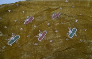 New <b>Designer</b> Silk Traditional Georgette Embroidery Work with Jeri Work Party Saree Collection - Product Image 5