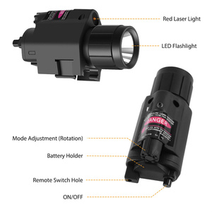 <span class=keywords><strong>Red</strong></span> Laser Sight LED đèn pin với 20 mét núi xách tay LED ánh sáng đèn flash Combo <span class=keywords><strong>Red</strong></span> Dot Laser Sight - Product Image 4