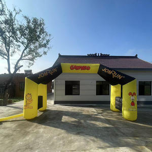 مصنع في المخزون في الهواء الطلق ماراثون الاحتفال نفخ الشعار الأقواس عبر الحدود الإعلان قوس قزح بوابات الهواء نماذج - Product Image 3