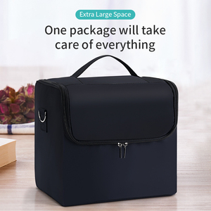 Valigetta Professionale per Trucco Multistrato, Grande Borsa Portatile a Tracolla per Trucco, Strumenti per Manicure, Tatuaggi, Cassetta degli Attrezzi Multifunzione - Product Image 5