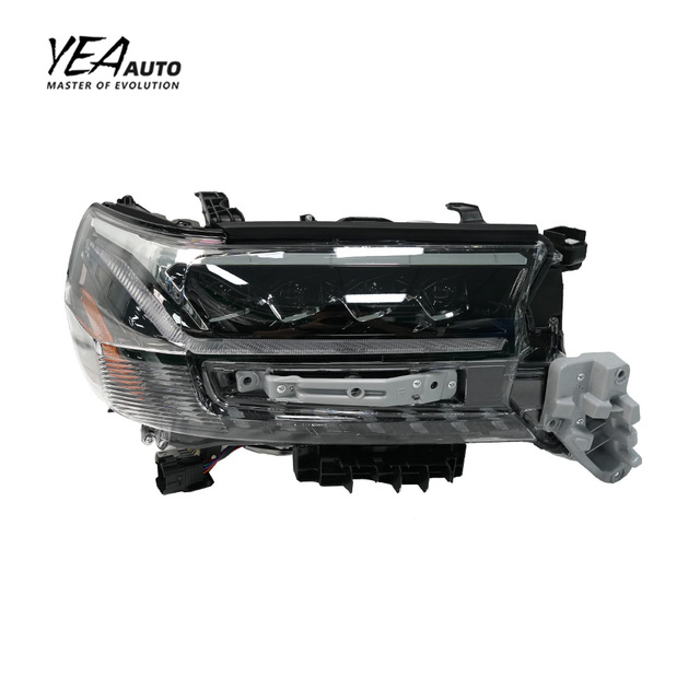 4 Lens LED Projector Headlight Assembly Upgrade Led Lights for Car Accessories Fit for Toyota Land Cruiser LC200 FJ200 2016-2021