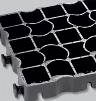 Grille de stabilisation du sol pour terrains souple, grille alvéolée de 50*50cm, hauteur 48mm, pour parking, allée, aménagement paysager