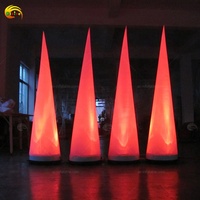 Colonne lumineuse gonflable LED personnalisable pour la décoration de fêtes, les événements promotionnels et les expositions