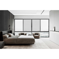 Fenêtres en verre triple vitrage au design moderne 2025, cadre en alliage d'aluminium à double paroi avec moustiquaire coulissante