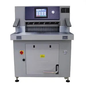 6810 fully automatic heavy duty paper cutter core electric film foil paper roll food container paper cutting machine