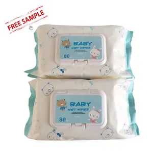 China Supply Baby Wipes Skin Care Natural Organic Cotton Baby Wet Wipes For Sensitive Skin