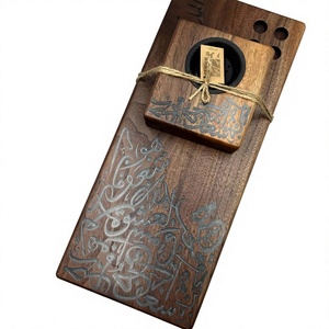 Premium Handmade Arabic <b>Oud</b> Burner Sandalwood Shell Mop <b>Bakhoor</b> Set Holder Eco-Friendly Natural Religious Luxury Indian Incense - Product Image 1