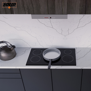 <span class=keywords><strong>Encimera</strong></span> de cocina de piedra de cuarzo artificial de lujo <span class=keywords><strong>encimera</strong></span> de color mármol de piedra de <span class=keywords><strong>resina</strong></span> de superficie sólida - Product Image 2